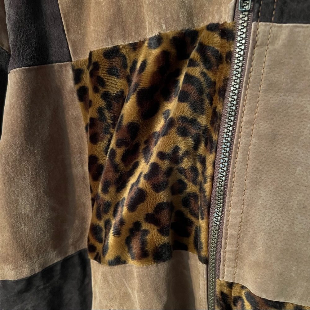 Vintage Suede Patchwork Jacket - image 3
